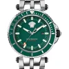 Versace Herren Armbanduhr V-Race Diver 46 mm Wasserdicht Armband Edelstahl VEAK00721