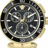 Versace Herren Armbanduhr GRECA CHRONO 45 mm VE3L00522