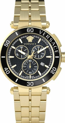 Versace Herren Armbanduhr GRECA CHRONO 45 mm VE3L00522