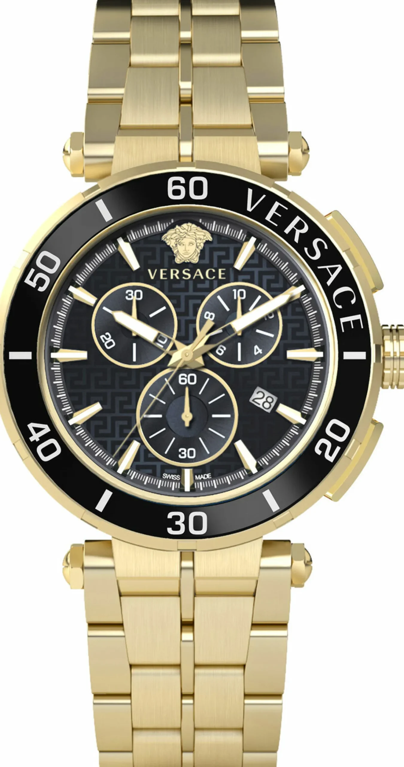 Versace Herren Armbanduhr GRECA CHRONO 45 mm VE3L00522