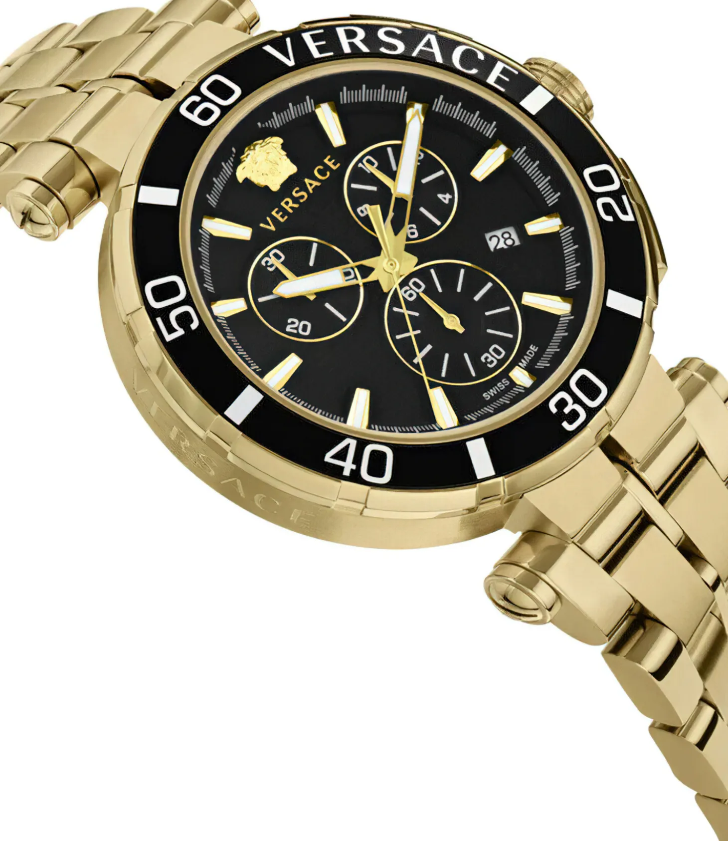 Versace Herren Armbanduhr GRECA CHRONO 45 mm VE3L00522
