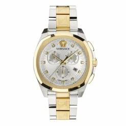 Versace Herren Armbanduhr Chronograph CHRONO GEO bicolor 43 mm VE7CA0823