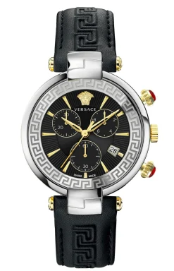 Versace Herren Armbanduhr REVIVE CHRONO RESTYLING 41 mm Armband Leder VE2M001 21