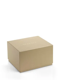 Versace Herren Armbanduhr V-CODE RESTYLING Palazzo blau, gold 43 mm VESN00322