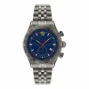 Versace Herren Armbanduhr Chronograph HELLENYIUM CHRONO grau, blau 44 mm VE2U00722