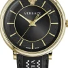 Versace Herren Armbanduhr V-CIRCLE Armband Leder VE5A019 21