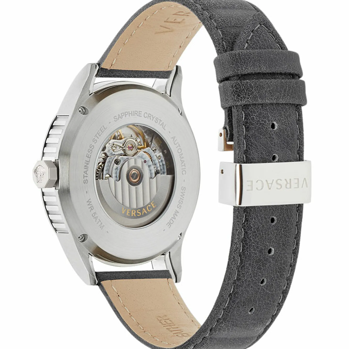 Versace Herren Automatik Armbanduhr Aiakos "Swiss Made" V1801 0017