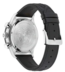 Versace Herren Chronograph Hellenyium Chrono Schwarz Gold VE2U00122