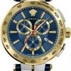 Versace Herren Chronograph VE6CA0223 Aion Blau