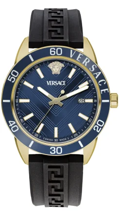 Versace Herren Quarzuhr Greca Urban schwarz blau VEYCA0224