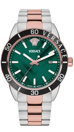 Versace Herren Quarzuhr Greca Urban Grün VEYCA0624