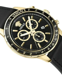 Versace Herren Uhr Sport Chrono Gold VEZCA0224