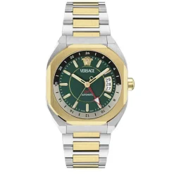 Versace Herrenuhr Automatik V-Contempo Bicolor/Grün VE0I00325