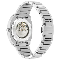 Versace Herrenuhr Automatik V-Contempo Silber/Blau VE0I00225
