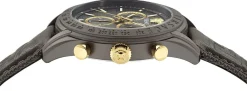 Versace Herrenuhr Chronograph Chrono Master Schwarz-Grau VE8R00124