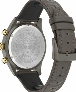 Versace Herrenuhr Chronograph Chrono Master Schwarz-Grau VE8R00124