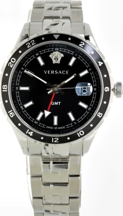 Versace Herrenuhr Hellenyium GMT Swiss Made V1110 0017