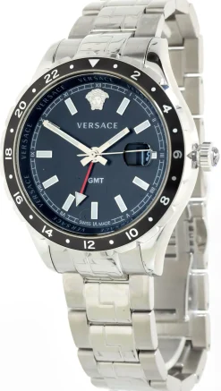Versace Herrenuhr Hellenyium GMT Swiss Made V1110 0017