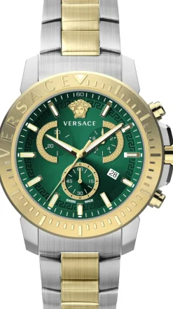 Versace Herrenuhr New Chrono 45mm Chronograph VE2E00421