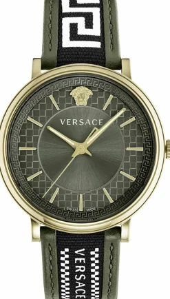 Versace Herrenuhr V‑Circle Unisex VE5A01621 Grün