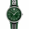 Versace Herrenuhr V-CIRCLE MILITARY GREEN DIAL VE5A01221