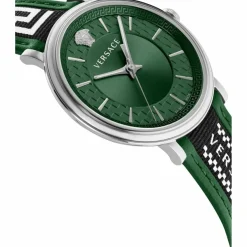 Versace Herrenuhr V-CIRCLE MILITARY GREEN DIAL VE5A01221