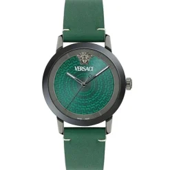 Versace Herrenuhr V‑Helix Grün VE9G00224