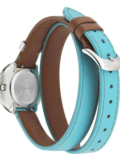 Versace La Greca VE8C00324 Damenuhr Silber 28 mm