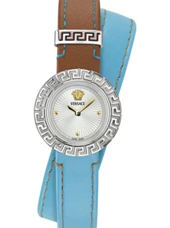 Versace La Greca VE8C00324 Damenuhr Silber 28 mm