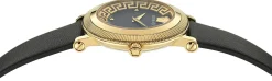 Versace Quarzuhr GRECA FLOURISH VE7F00323, Damenuhr, Goldfarben, Saphirglas, Swiss Made