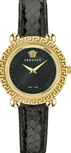 Versace Quarzuhr Greca Twist VE6I00323 - Damenuhr, Goldfarben, 35mm