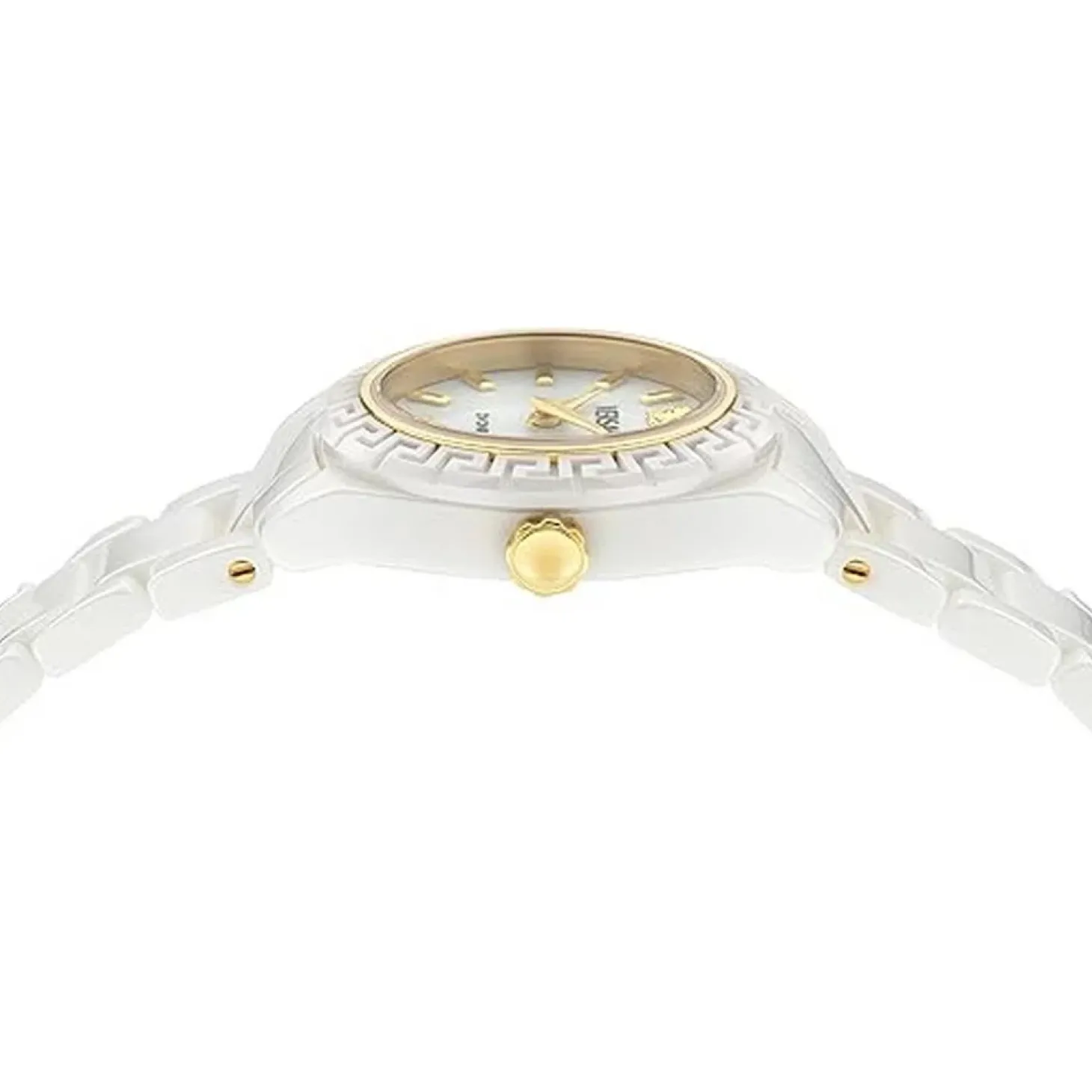 Versace Uhr Damen DV One Mini Weiß Keramik VE9F00224