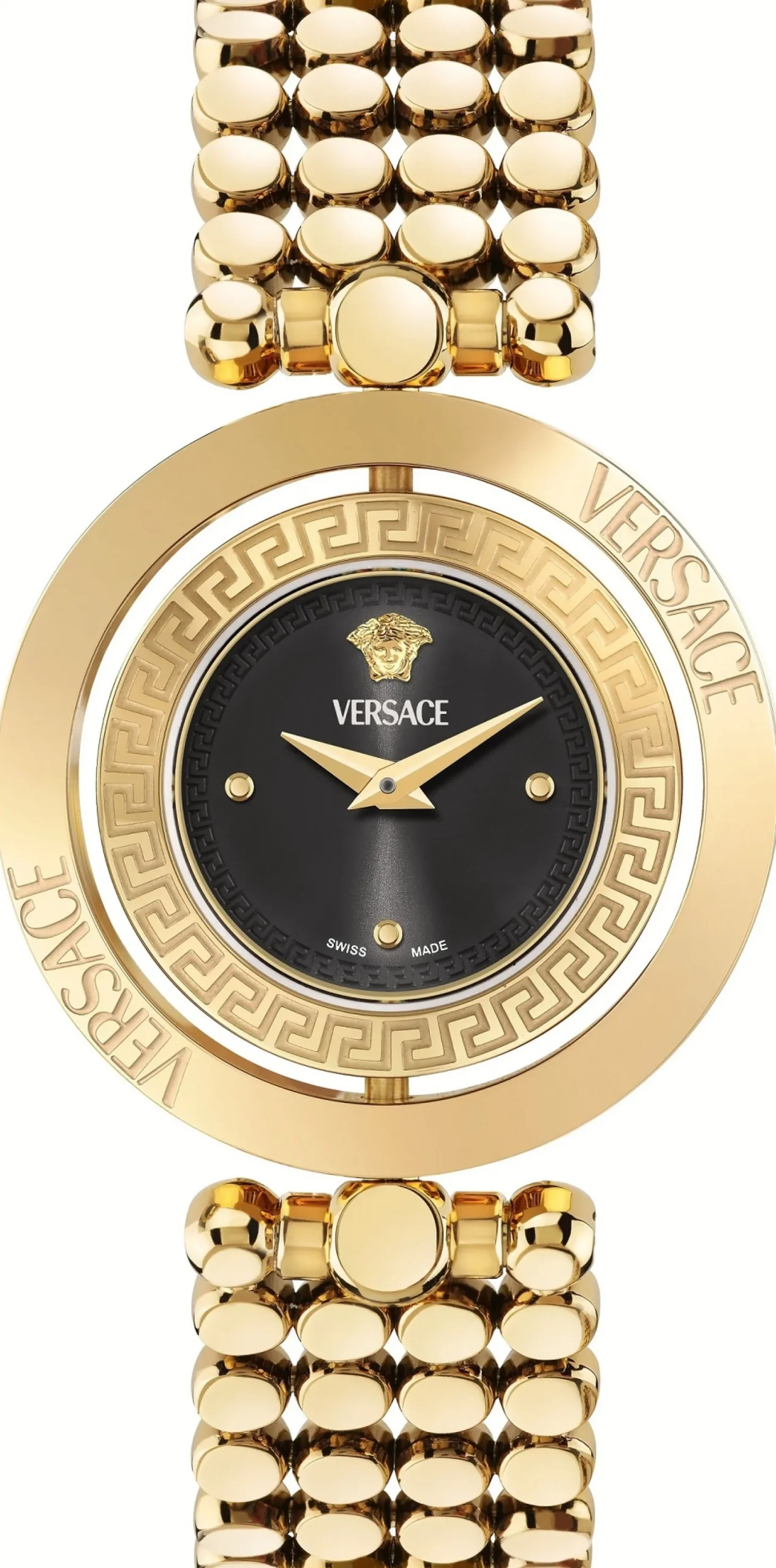 Versace Uhr Damen Eon Restyling Gold/Silber Edelstahl VEHFA0725