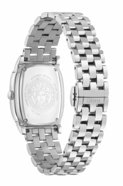 Versace Uhr Damen Greca Couture Weiß Edelstahl VE1B01125