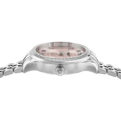 Versace Uhr Damen Hellenyium Lady Silber Rosé Zifferblatt 35 mm VE2S00825