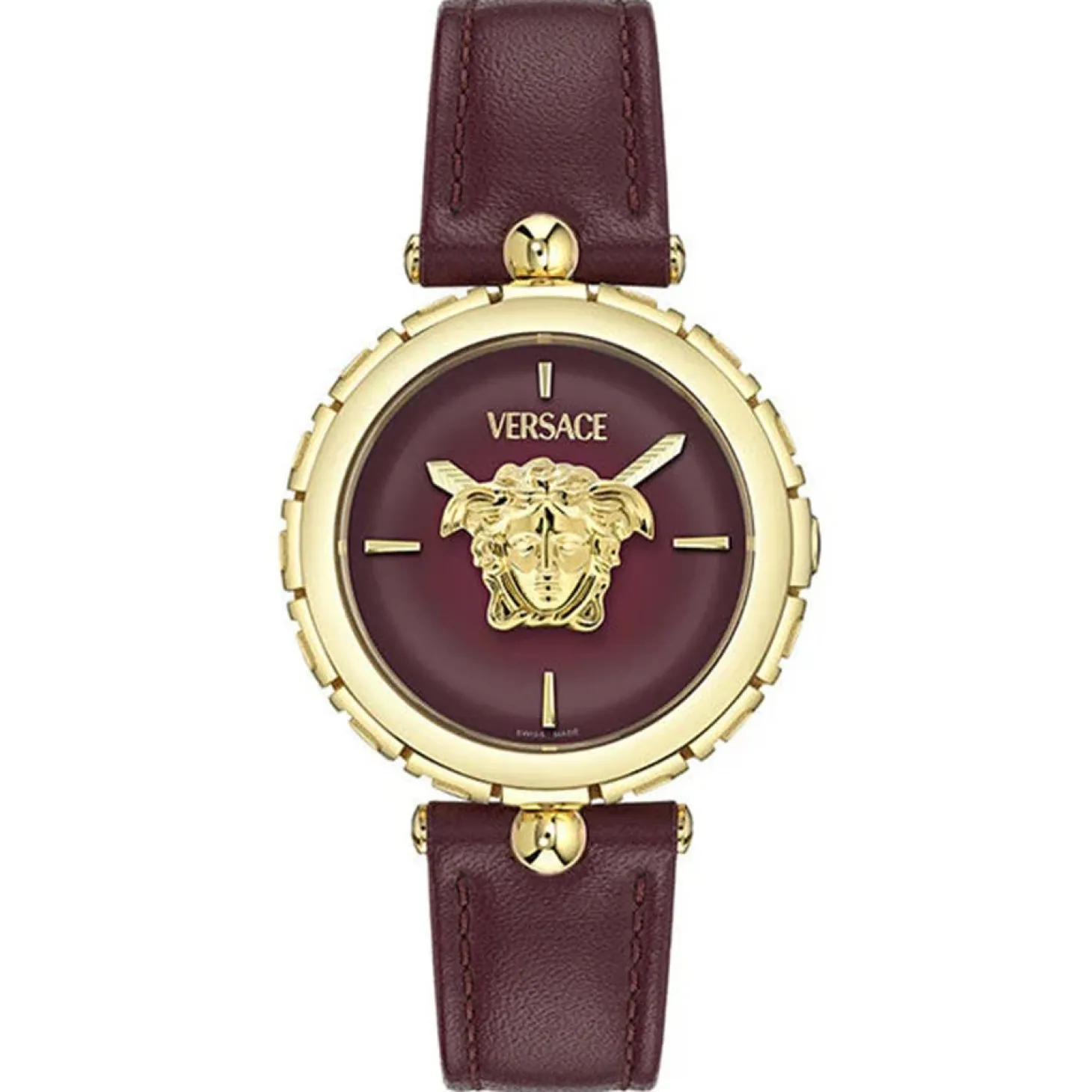 Versace Uhr Damen Medusa Jewel Bordeaux/Gold VE0B00125