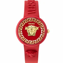 Versace Uhr Damen Medusa Pop VE8J00324 Rot Silikon