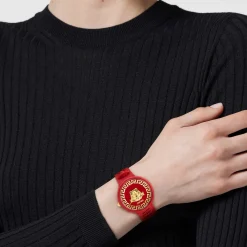 Versace Uhr Damen Medusa Pop VE8J00324 Rot Silikon