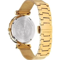 Versace Uhr Damen Palazzo Empire Greca Diamond Gold/Grün VEDV01619