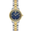 Versace Uhr Damen V-Icon Bicolor/Blau VEUCA0524