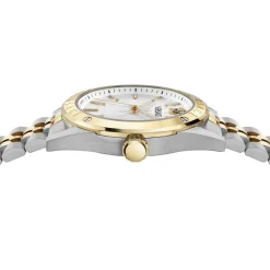 Versace Uhr Herren Athletics Gent Edelstahl Bicolor Weißes Zifferblatt 41 mm VEKHA0625