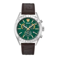 Versace Uhr Herren Chronograph Athletics Chrono Grün/Braun VEKJA0325