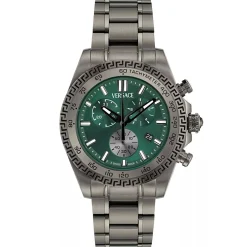 Versace Uhr Herren CHRONO X Chronograph Grau/Grün VE9K00624
