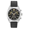 Versace Uhr Herren Chronograph Athletics Chrono Schwarz/Silber VEKJA0225