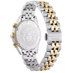 Versace Uhr Herren Chronograph Athletics Chrono Silber/Gold/Schwarz VEKJA0525