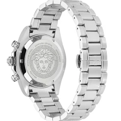 Versace Uhr Herren CHRONO X Chronograph Silber/Blau VE9K00324