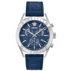 Versace Uhr Herren Chronograph Athletics Chrono Blau/Silber VEKJA0125