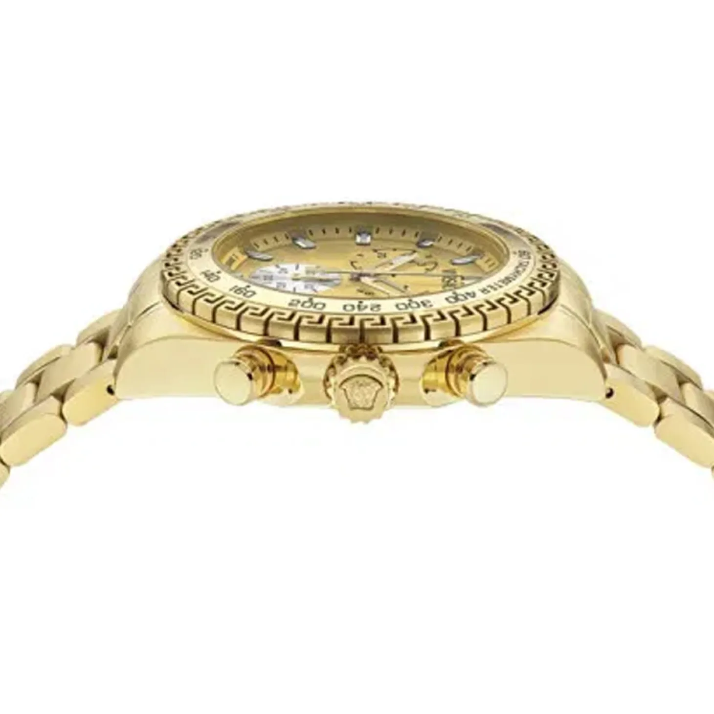 Versace Uhr Herren CHRONO X Chronograph Goldfarben VE9K01324