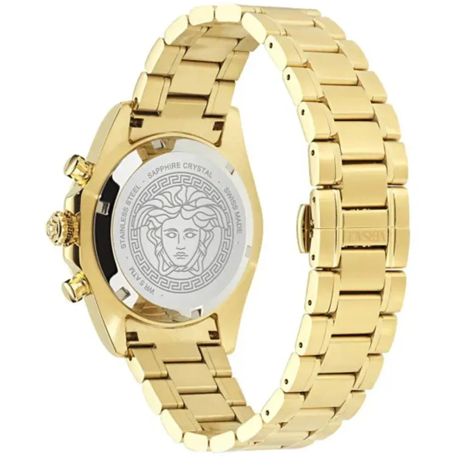 Versace Uhr Herren CHRONO X Chronograph Goldfarben VE9K01324