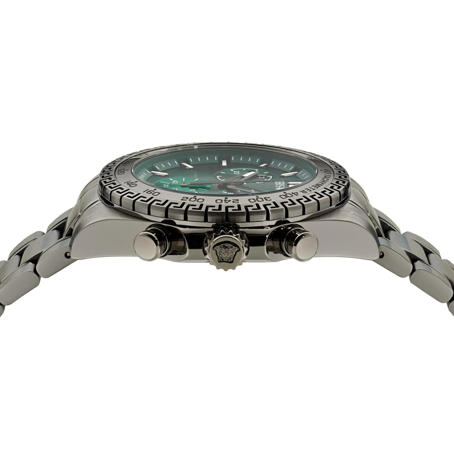 Versace Uhr Herren Chronograph Grün Gunmetal VE9K01224